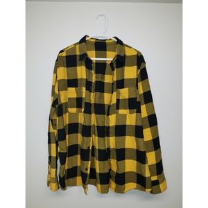 H&M "Divided" Button-Down Flannel
